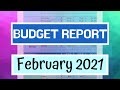 How I Spent My Money in February 2021 | February 2021 Budget Report (zero based budget)