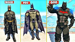 Upgrading NOOB BATMAN Into THE GOD BATMAN in GTA 5 !! (GTA 5 MODS)