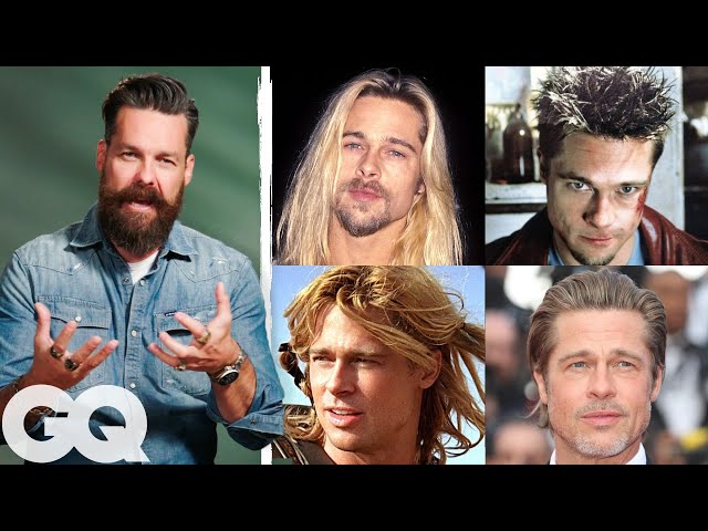 Brad Pitt's Hair Evolution | Brad pitt hair, 90s men hairstyles, 90s hair  men