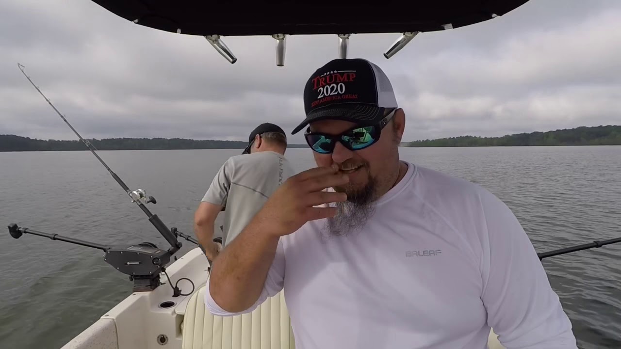 Kerr Lake Striper Trolling 2020 FIRST VID of this season YouTube