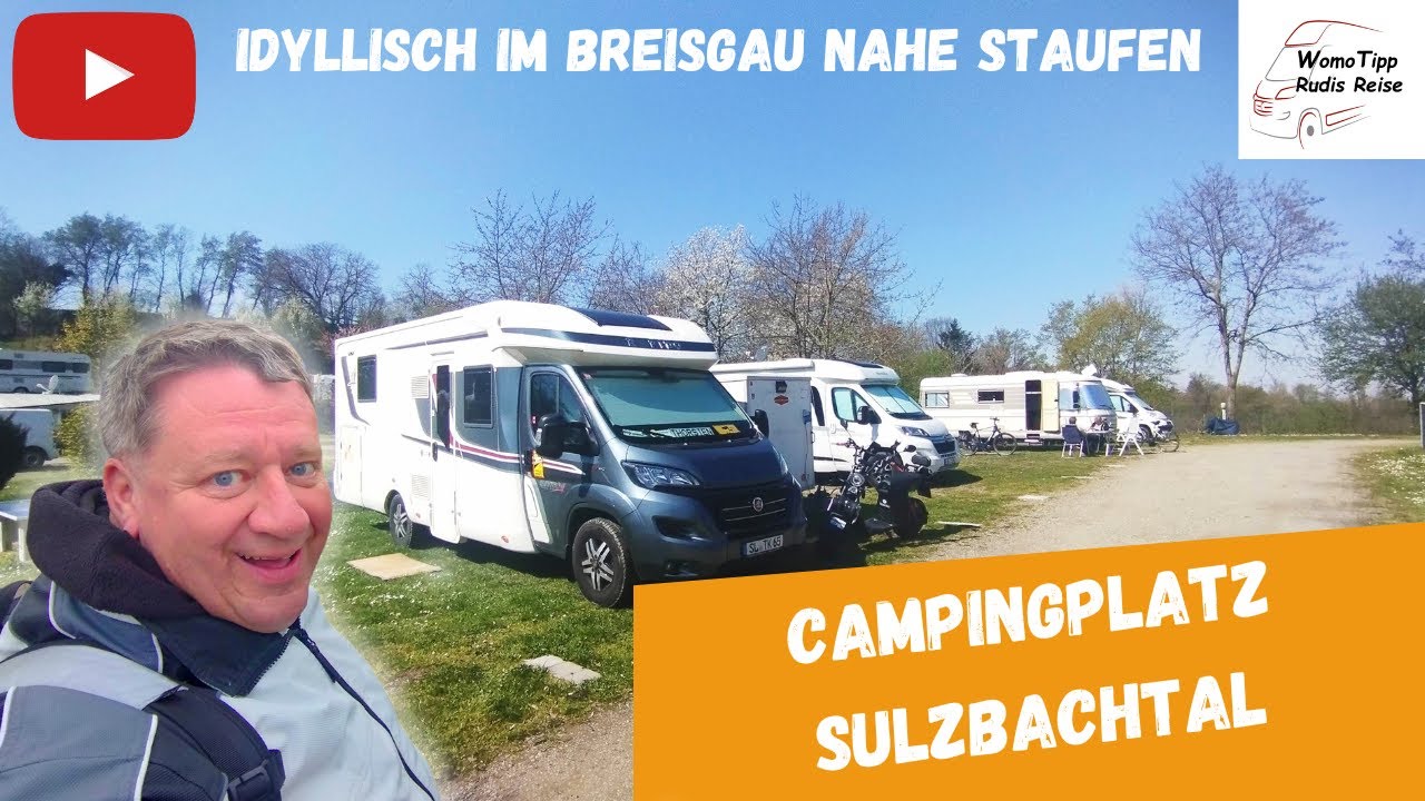 0095 Campingplatz Sulzbachtal, Sulzburg im Breisgau - auch für Wohnmobile ein toller Platz