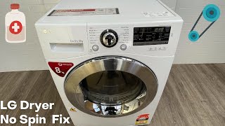 LG Tumble  Dryer Noise Not Turning Repair. You can Fix This