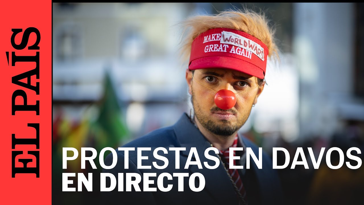 DIRECTO | Protestas en Davos en vísperas del comienzo del World Economic Forum