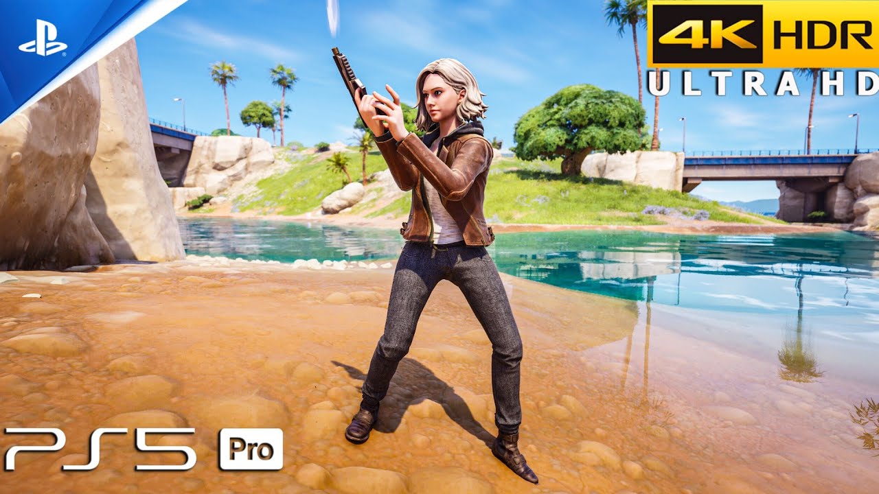 Fortnite (PS5 Pro) 4K 60FPS HDR Gameplay | Skin Grace Ashcroft (Resident Evil 9 Requiem)