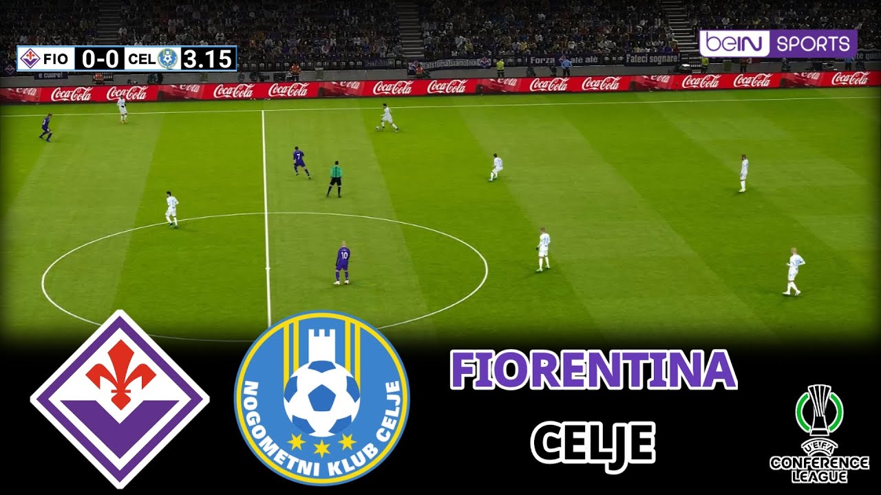 🔴 Fiorentina vs Celje | UEFA Conference League Quarter-Final | Live Score & Stream | eFootball PES21