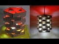 KEREN!! CARA MEMBUAT LAMPU HIAS DARI KARDUS BEKAS | DIY HOME DECOR