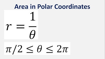 Area in Polar Coordinates: r = 1/t ; t varies from pi/2 to 2pi
