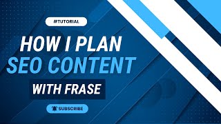 How I Plan SEO Content Using Frase (Real Workflow)