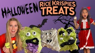 Spooky Rice Krispies Treats!!!