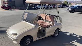 Sandy Beige Western 300 Golf Cart Virtual Test Drive