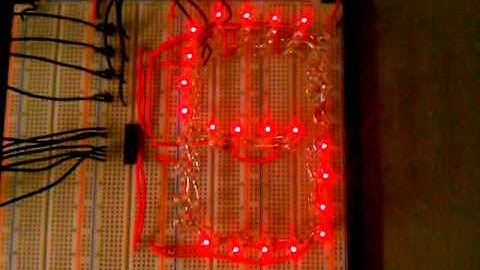 3D 7 Segment LED Display Part 1