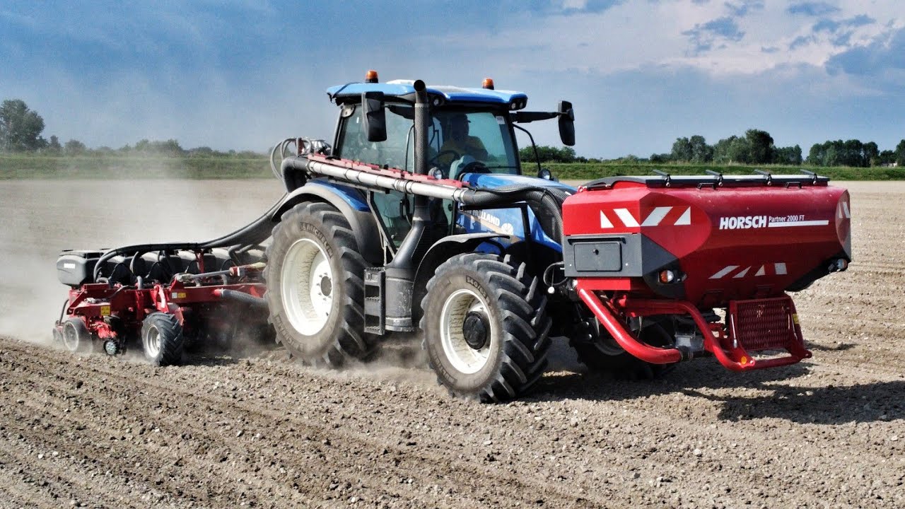 Semina soia 2023 | New Holland T6.180 | Horsch Maestro | PASTI