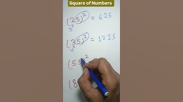 Square of Numbers ending with 5 # trending shorts # Youtube shorts # Viral #