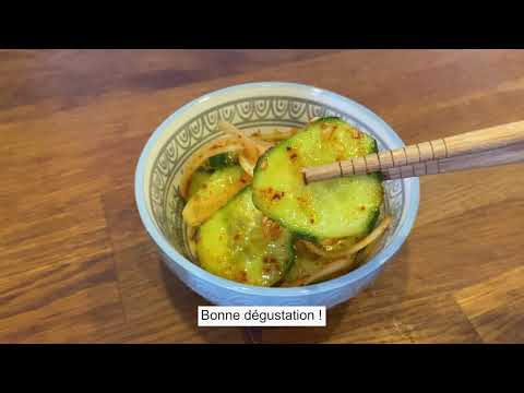 Vidéo: Ve-cha : Salade De Concombre Frais à La Coréenne