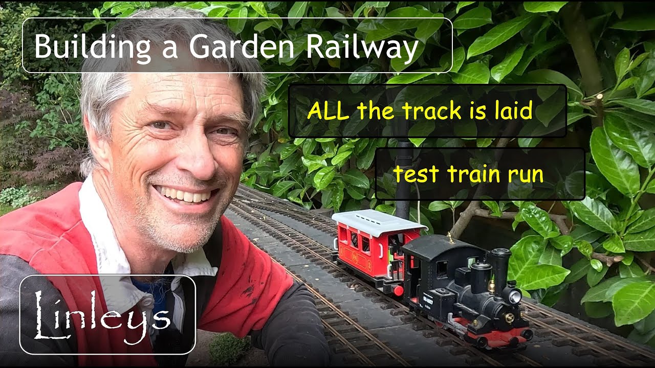 Building a Garden Railway • All points and track laid for new branchline