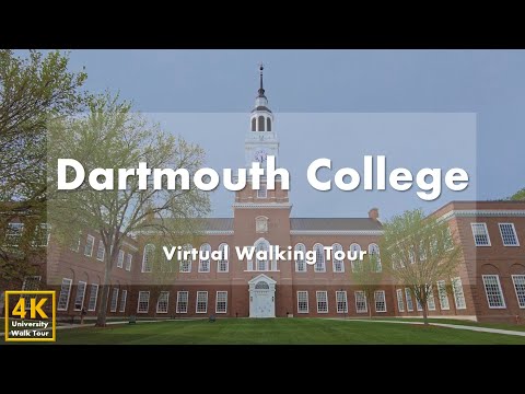 டார்ட்மவுத் கல்லூரி (Dartmouth College) - மெய்நிகர் நடைபயண பயணம் [4k 60fps]