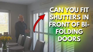 Can you fit shutters in front of bi-folding doors || The Blinds And Shutter Company