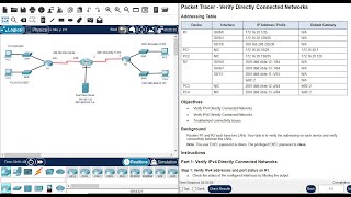 1.5.10 Packet Tracer - Verify Directly Connected Networks @joy77772
