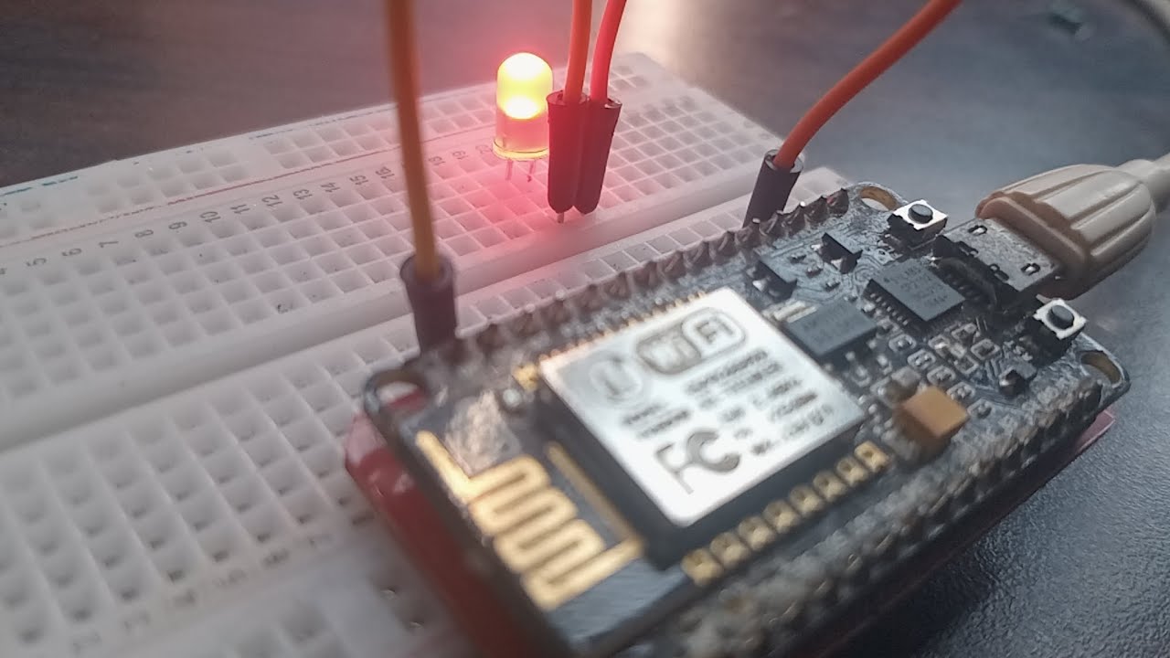 How to Blink an LED with ESP8266 | Easiest IoT Project for Beginners! # ...