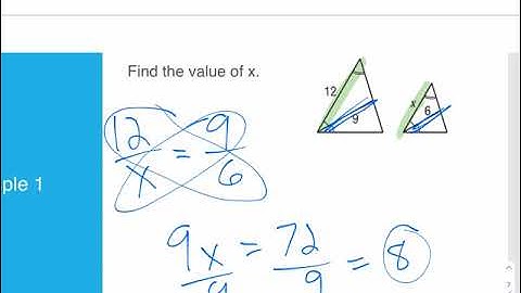 7-5 Parts of Similar Triangles