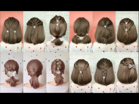 top 30 amazing hairstyles for short hair 🌺 best hairstyles for girls