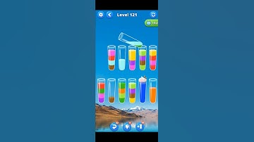 water sort color game level 121 #short video #viral