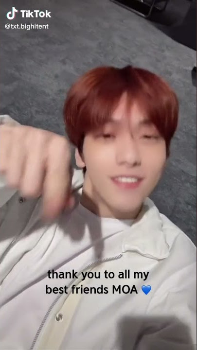 TXT Tik Tok Update 211205 | #SOOBIN: 'thank you for wishing me hbd 💙✨'
