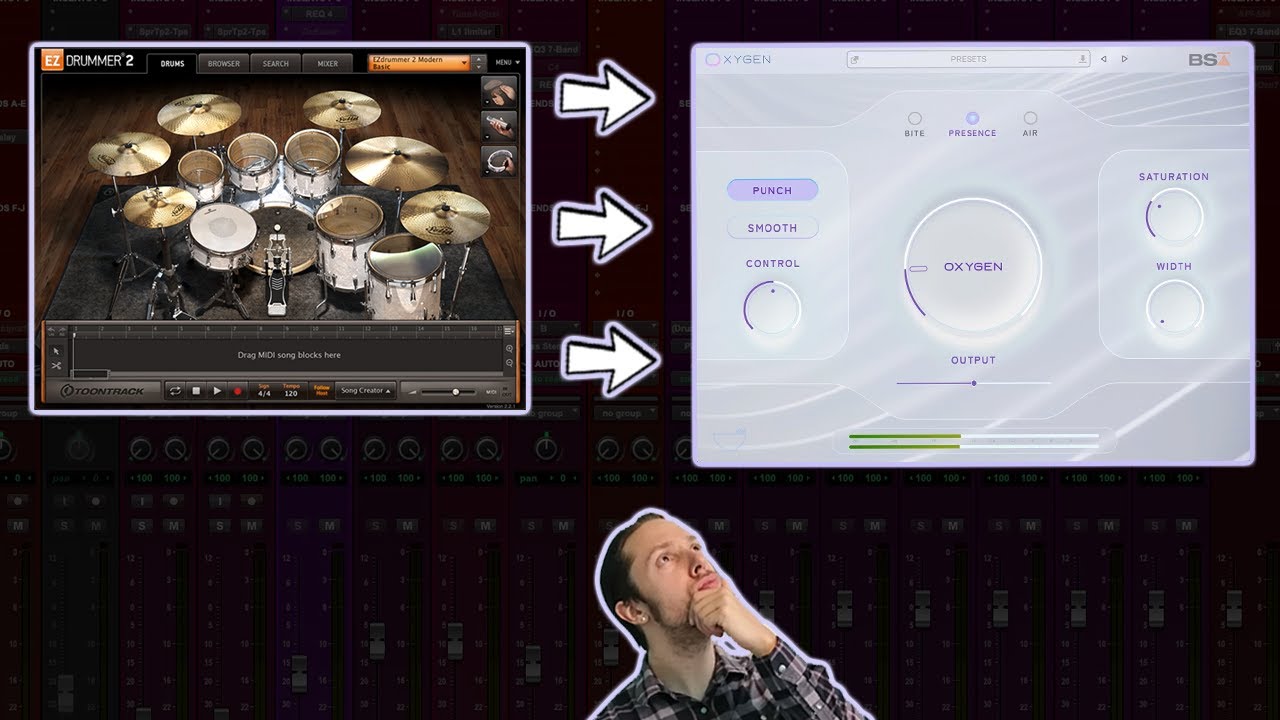 Mixing Midi Drums For Clarity & Punch With ONE Plugin (Oxygen by Black