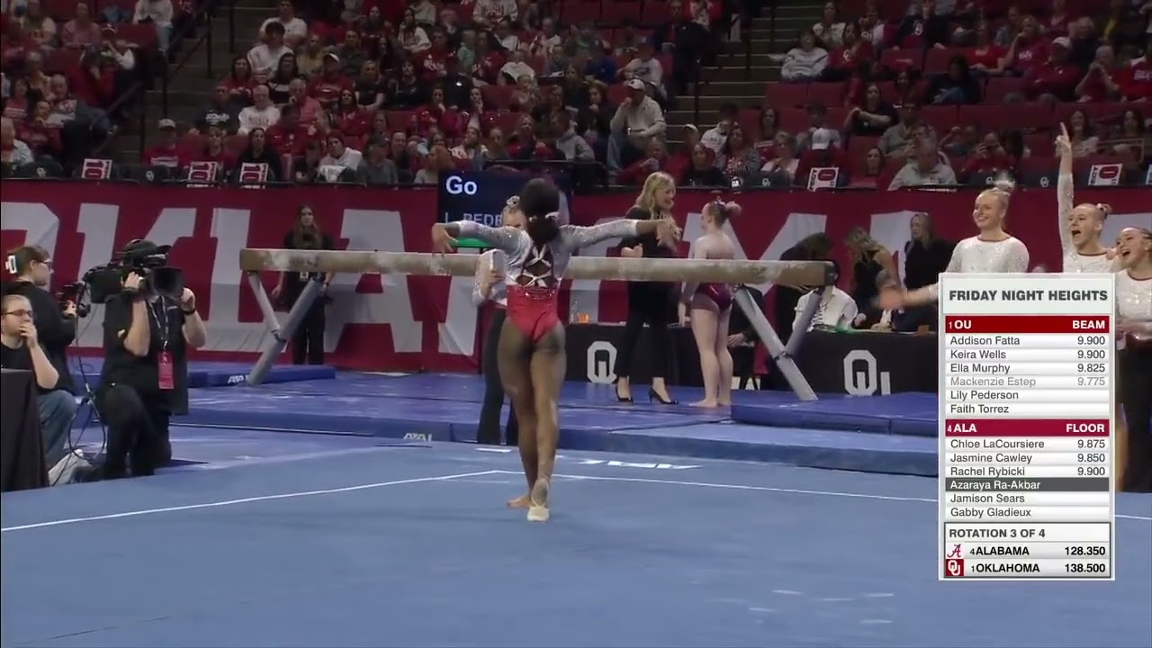 Azaraya Ra-Akbar 9.95 Floor Alabama vs Oklahoma 2-6-26