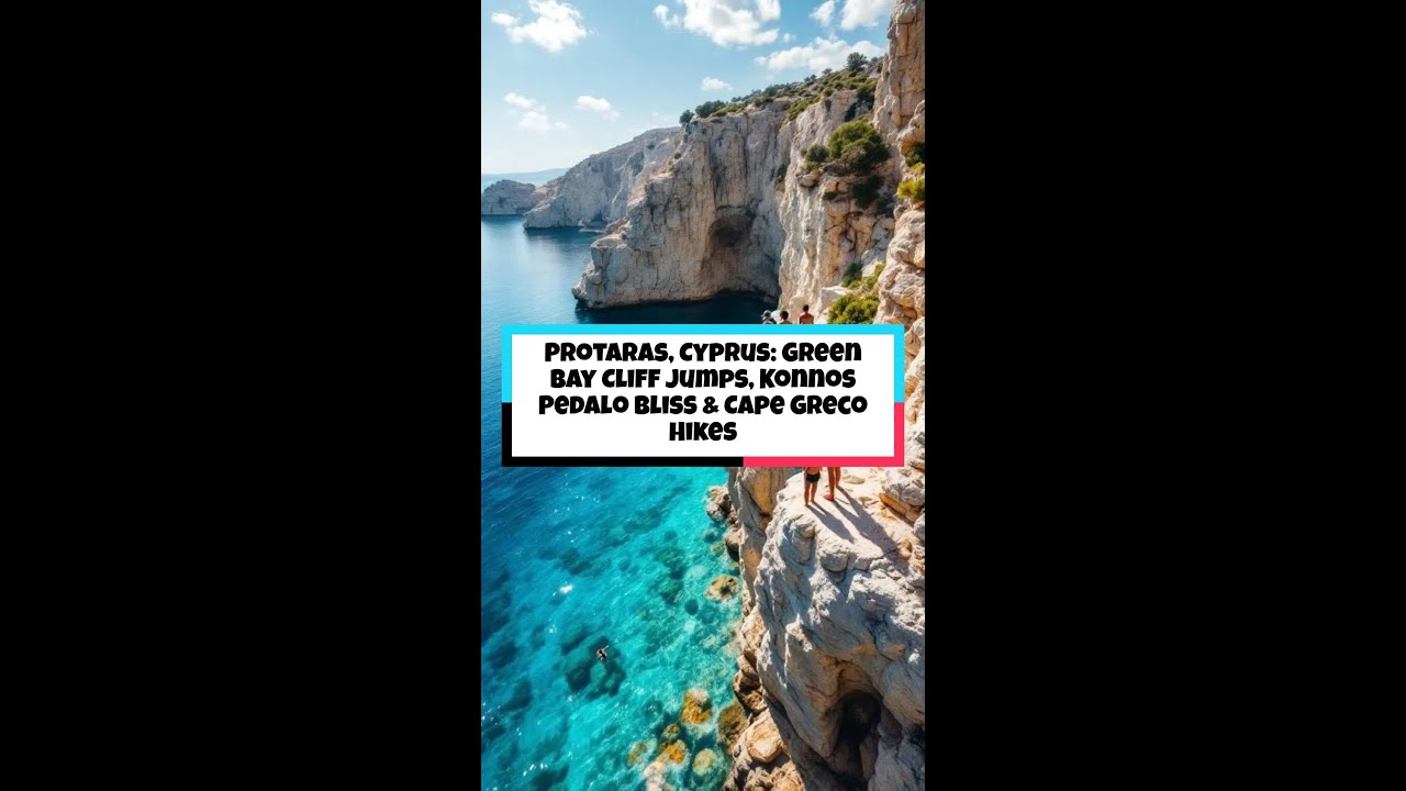 Protaras, Cyprus: Green Bay Cliff Jumps, Konnos Pedalo Bliss & Cape Greco Hikes
