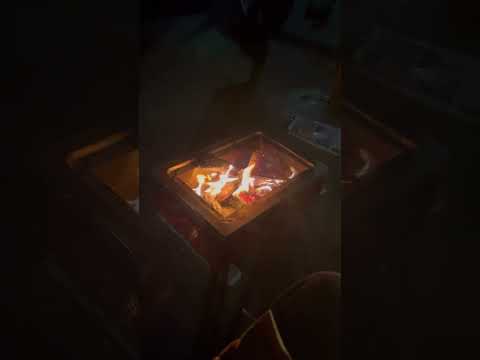 焚き火っていいな🔥 #ソロキャンプ