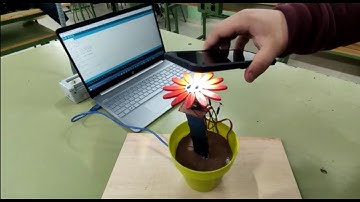Video girasol seguidor de luz. IES Nuevo Scala. Tecnología 4ºESO.