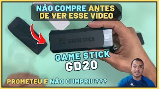 REVIEW SINCERO DO GAME STICK GD20 VS GAME STICK Y6 E GD10