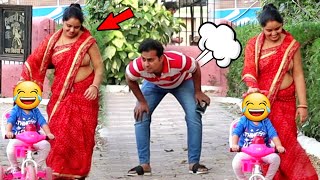 Funny Fart Prank On Cute Bhabhi 😍 | Deepak Ki Duniya Prank