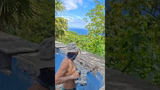 Project "Swimming Pool" - Crack / Plaster Repair 😷 🥽 #swimmingpool #diy #homerenovation #vlog
