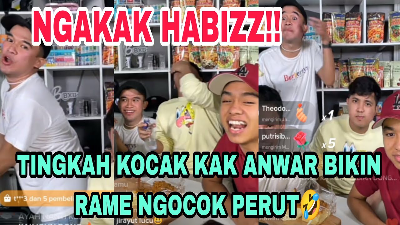 NGAKAK HABIZZ❗❗ONYO SAMPE TERDUDUK KETAWA LIAT TINGKAH LUCU DAN KOCAK KAK ANWAR || BETRAND ANNETH