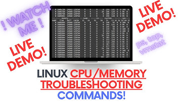 Linux CPU & Memory Troubleshooting Commands - For Work & Interviews