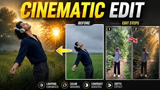 Fog + Sunlight Cinematic Effect Editing | Full Tutorial | Cinematic Photo Editing Full Tutorial screenshot 4