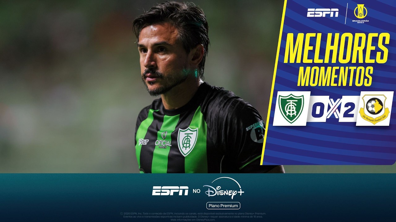 WILLIAN DUBGOD PERDE PÊNALTI, E AMÉRICA-MG É DERROTADO PELO SÃO BERNARDO EM CASA | MELHORES MOMENTOS