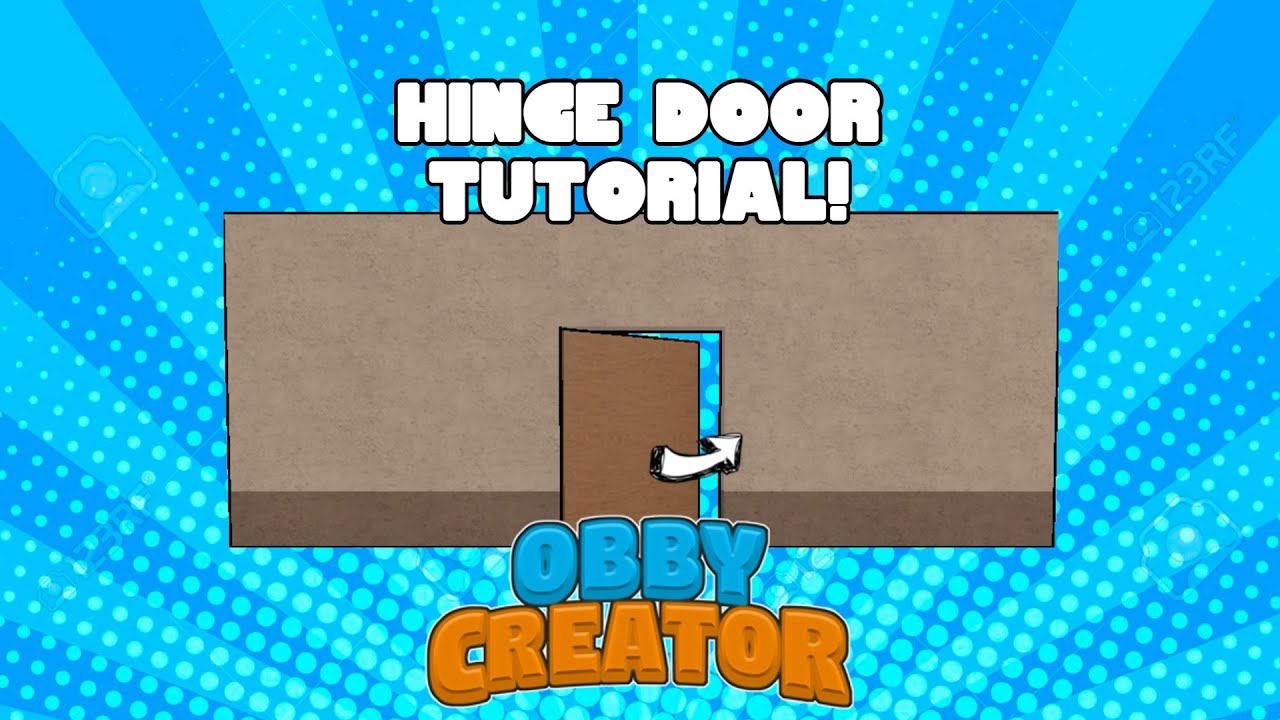 Obby Creator Tutorial Ep5 How To Make A Hinge Door Youtube - square roblox obby pictures