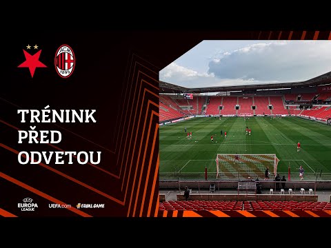 #UEL | Trénink před odvetou s AC Milán