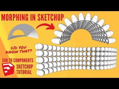 Morphing in Sketchup by s4u components [3d]