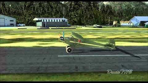 Piper Cub Fuel Cut Off landing