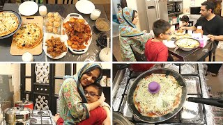 INSTANT TAWA PIZZA - QEEMA PUFFS - DISCO CHICKEN ROAST - APPLE FRITTERS - Iftar Party for Family