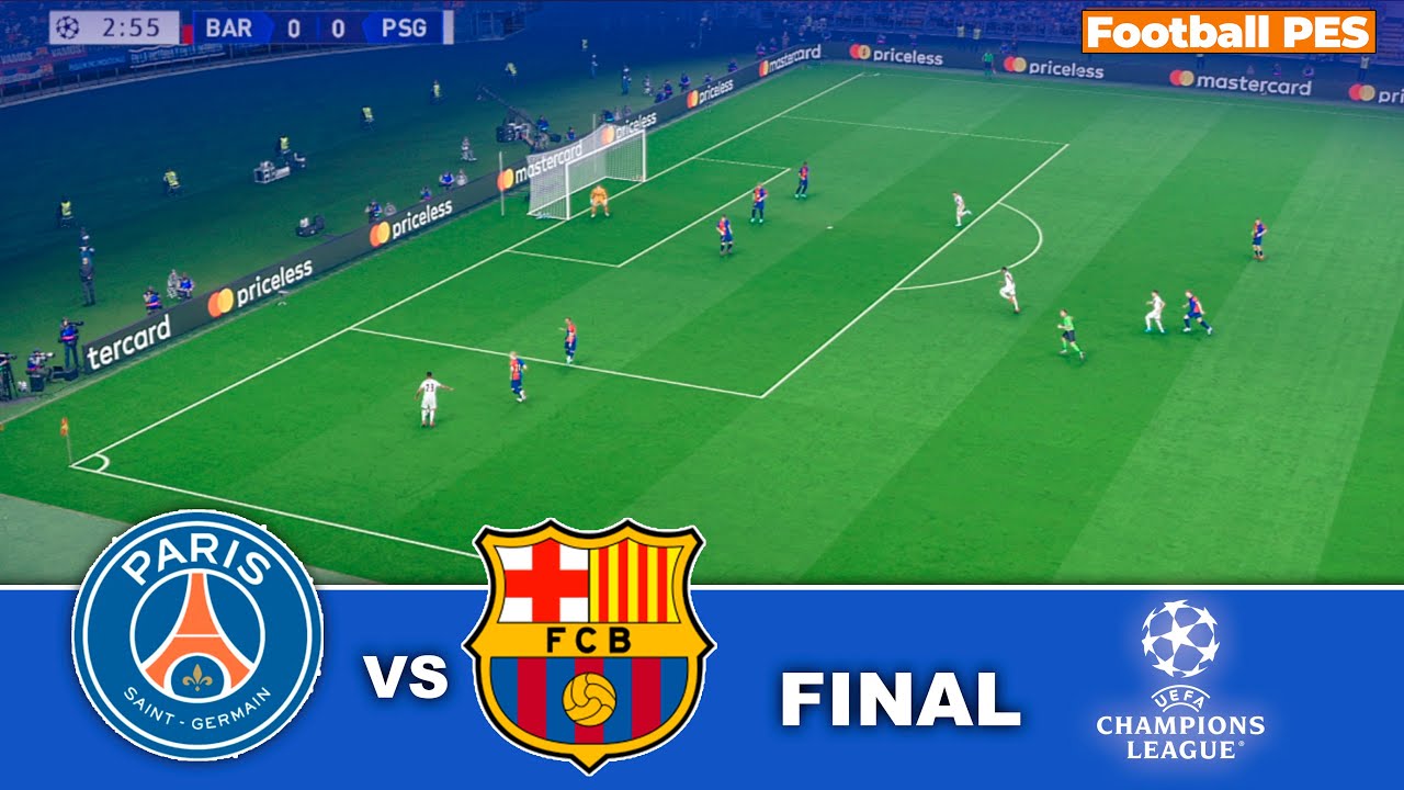 [ FINAL ] FC Barcelona vs PSG - UEFA Champions League 2025 | Full Match All Goals | Pes 21