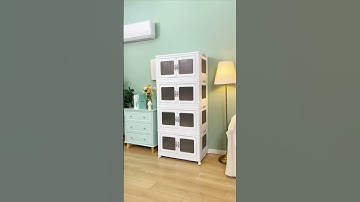 Collapsible Storage Bins with Lids and Wheels