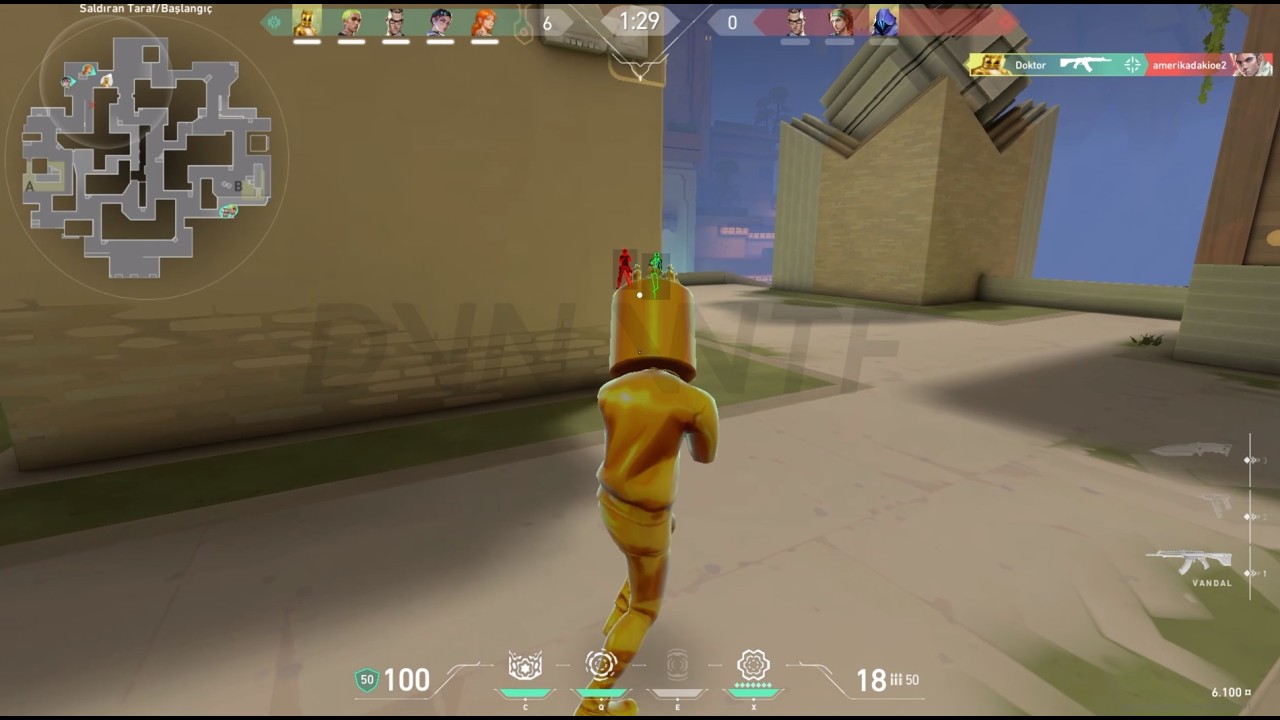 VALORANTTA DERECELİDE CS2 VE ÖZEL AJAN SKİNLERİYLE RAKİBE  FF ATTIRDIM Ft.Divine