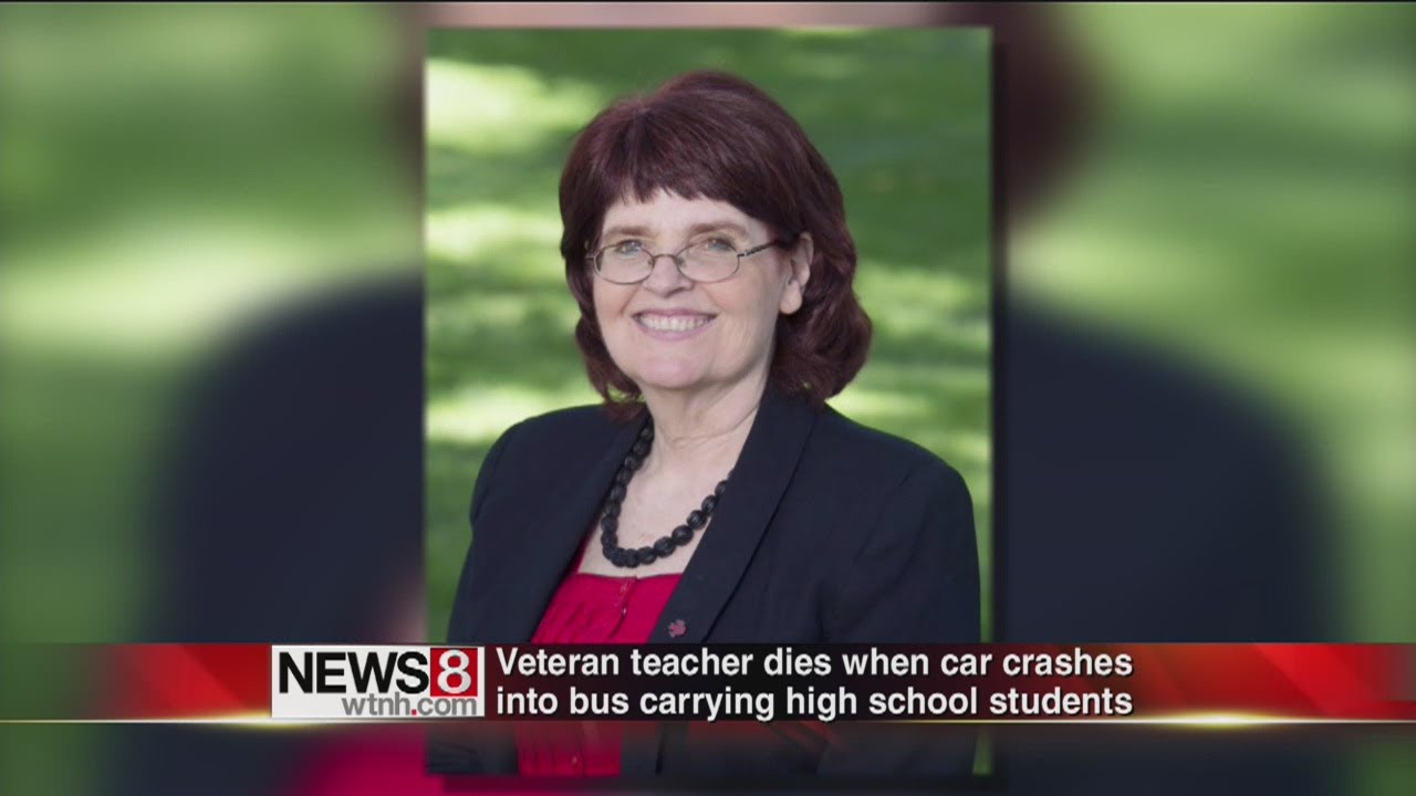 Driver, 64, killed in West Hartford school bus, car collision - YouTube