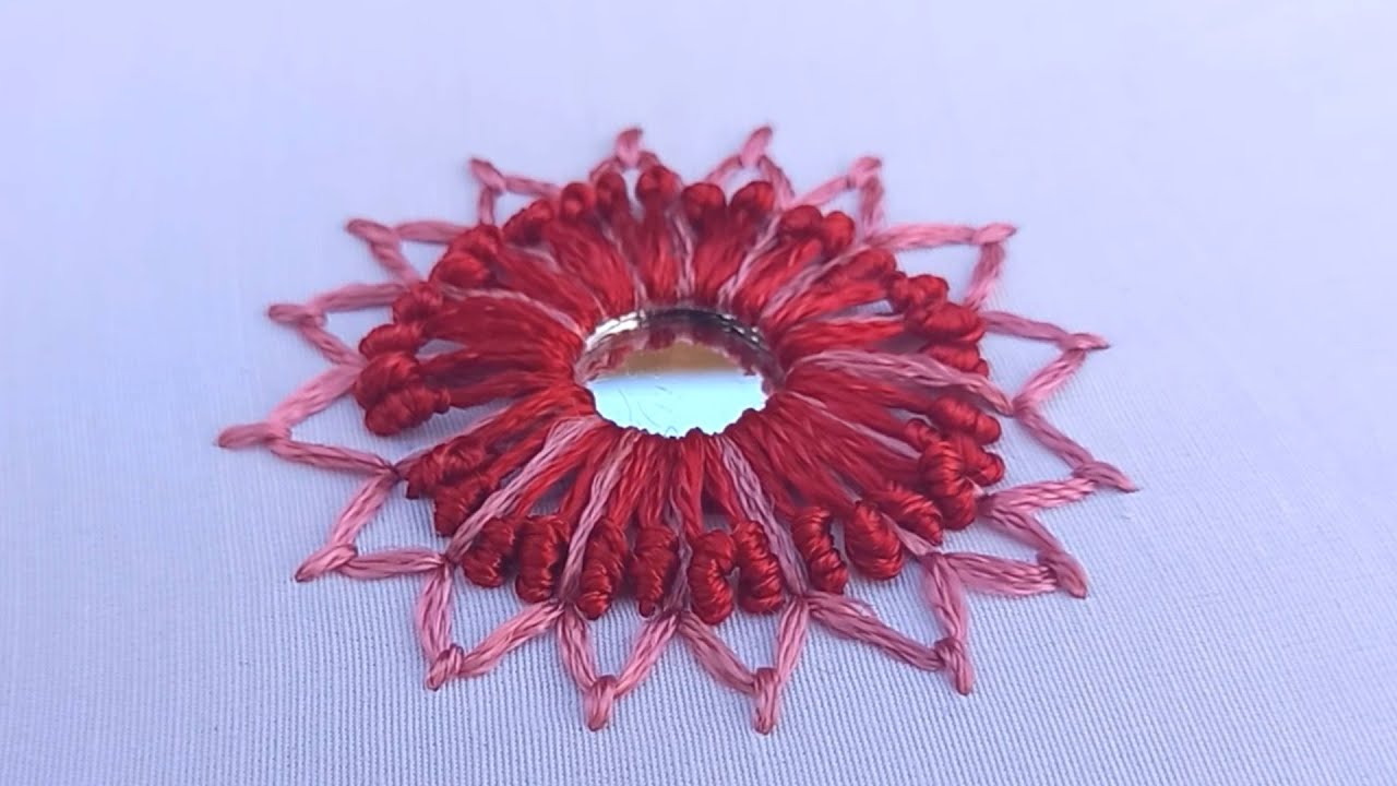 Mirror Work Embroidery - Stitched 2 pc