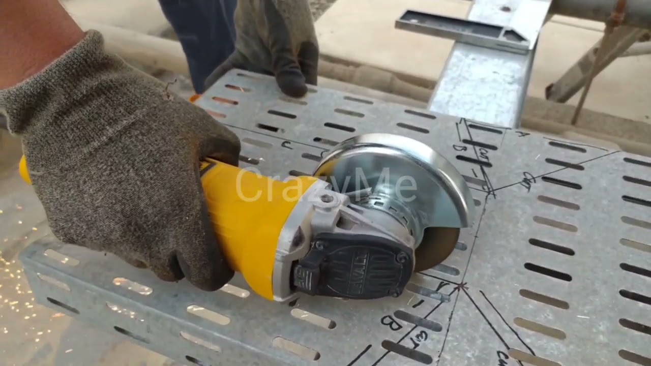 How to make Cable Tray REDUCER. (300mm to 100mm) Practical tutorial 3